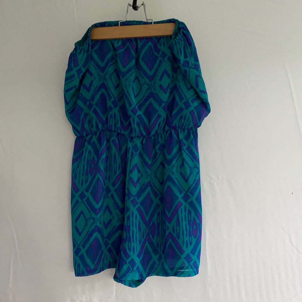 Francesca’s Strapless Romper